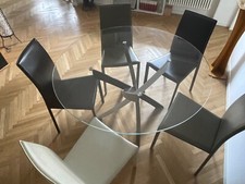 Sedie ecopelle bianche usato  Treviso