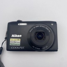 CÂMERA DIGITAL PRETA NIKON COOLPIX S3300 16MP, usado comprar usado  Enviando para Brazil