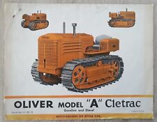 Oliver model cletrac for sale  BOURNE