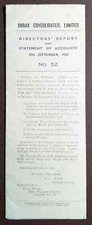 1950 Borax Consolidated Ltd, Relatório de Diretores e Declaração de Contas, Londres comprar usado  Enviando para Brazil