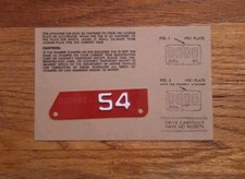 1954 calif license plate tag for sale  West Hartford