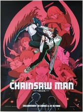 Chainsaw man affiche d'occasion  Clermont-Ferrand-