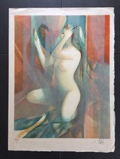 Lithographie aquatinte origina d'occasion  Saint-Martin-de-Boscherville