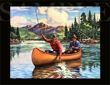 8.5x11 vintage fishing for sale  Elk Grove