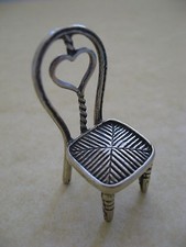 Sedia cuore argento usato  Casarano