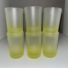 Frosted limoncello glasses for sale  DURHAM