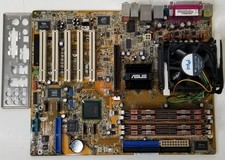 Processador ASUS P4P800-E Deluxe Pentium Celeron 1GB de RAM com I/O Shield e CPU comprar usado  Enviando para Brazil