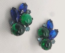 Vintage green glass for sale  BOURNEMOUTH