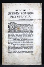 1743 hessen darmstädtisches gebraucht kaufen  Gengenbach