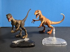 Lote Velociraptors Jurassic Park Amber Collection - JP1 e JP2 comprar usado  Enviando para Brazil