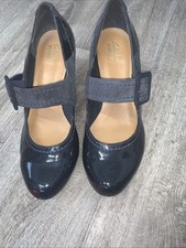 Ladies clarks patent for sale  ROMNEY MARSH