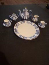 Miniature blue floral for sale  Cleveland