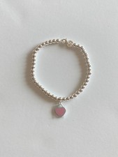 Tiffany pink heart for sale  Bronx
