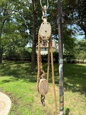Wooden double block for sale  Greenwood