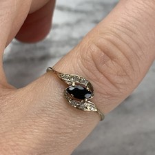 Sapphire diamond marquise for sale  UK