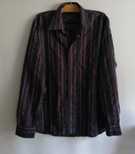 Chemise violette noir d'occasion  Bourg-de-Thizy