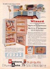1950s wizard refrigerator for sale  Leslie