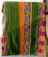 Colcha de algodão indiana feita à mão Kantha vintage dupla Gudari comprar usado  Enviando para Brazil