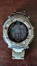 Usado, Relógio atômico Casio Pro Trek PRW-2500T titânio solar sensor triplo  comprar usado  Enviando para Brazil