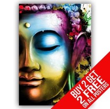 Buddha statue poster for sale  MANCHESTER