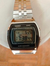 Usado, Relógio digital Casio 106 vintage anos 80 pulseira ajustável de aço inoxidável comprar usado  Enviando para Brazil