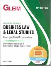 Gleim business law for sale  Philadelphia