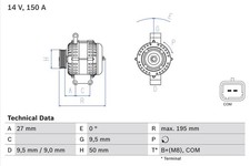 Bosch lichtmaschine generator gebraucht kaufen  Oberlungwitz