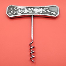 Vintage floral corkscrew for sale  KINGSTON UPON THAMES