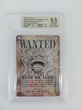 Usado, Póster One Piece Monkey D Luffy Wanted SP #OP5-119 japonés SEC 2024 BGS 9,5 segunda mano  Embacar hacia Argentina