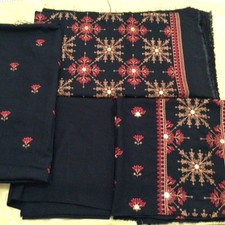 Unstitched bareeze black for sale  WEST DRAYTON