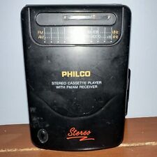 Usado, Vintage Philco 500K Leitor de Cassete Estéreo Testado Funciona Rádio AM/FM Conector 3.5 comprar usado  Enviando para Brazil