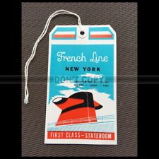 Paquebot etiquette bagage d'occasion  Martinvast