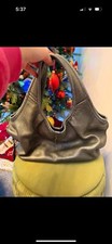 Ugg silver leather for sale  CONWY