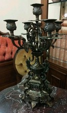 Candelabro barocco ottone usato  Potenza Picena