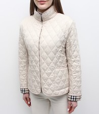 Jaqueta feminina BURBERRY London acolchoada com zíper completo Nova Check P/M feita na INGLATERRA comprar usado  Enviando para Brazil