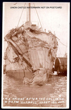 Postcard hms hawke for sale Postcard hms hawke for sale  FAREHAM