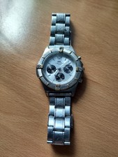 Chronograph herrenuhr silber gebraucht kaufen  Essingen, Hochstadt, Ottersheim