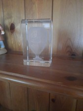 Laser etched crystal for sale  STOKE-ON-TRENT