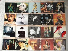 DAVID BOWIE LIFETIMES FULL SET 20 PIC SLEEVE 7" SPACE ODDITY ZIGGY HEROES REBEL comprar usado  Enviando para Brazil