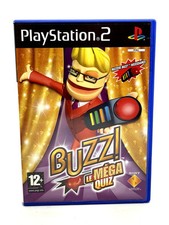 Buzz Mega Quizz PS2 (FR) PAL FRANCUSKI PRZETESTOWANY I AUTENTYCZNY Kompletny, używany na sprzedaż  PL