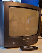 TV CRT Phillips Magnavox PR1317 C121 13" - Capacidade de jogos retrô | Controle remoto | Antiga comprar usado  Enviando para Brazil