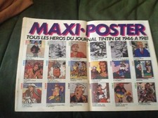 Tintin maxi poster d'occasion  Meudon-la-Forêt