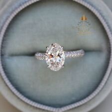 Moissanite solitaire engagemen for sale  Jamaica