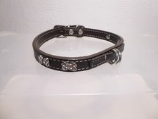 Hundehalsband dunkelbraun lede gebraucht kaufen  Lübeck