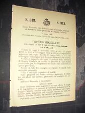 Regio decreto del usato  Catania