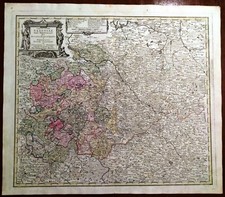 Carta geografica antica usato  Lecco