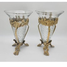 Pair ornate floral for sale  Topeka