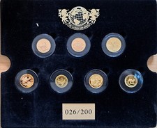 Goldmünzen set 4 gebraucht kaufen  Deutschland