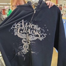 Moletom com capuz ALICE IN CHAINS com zíper P-5XL comprar usado Moletom com capuz ALICE IN CHAINS com zíper P-5XL comprar usado  Enviando para Brazil