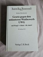 Uwg kommentar köhler gebraucht kaufen  Berlin